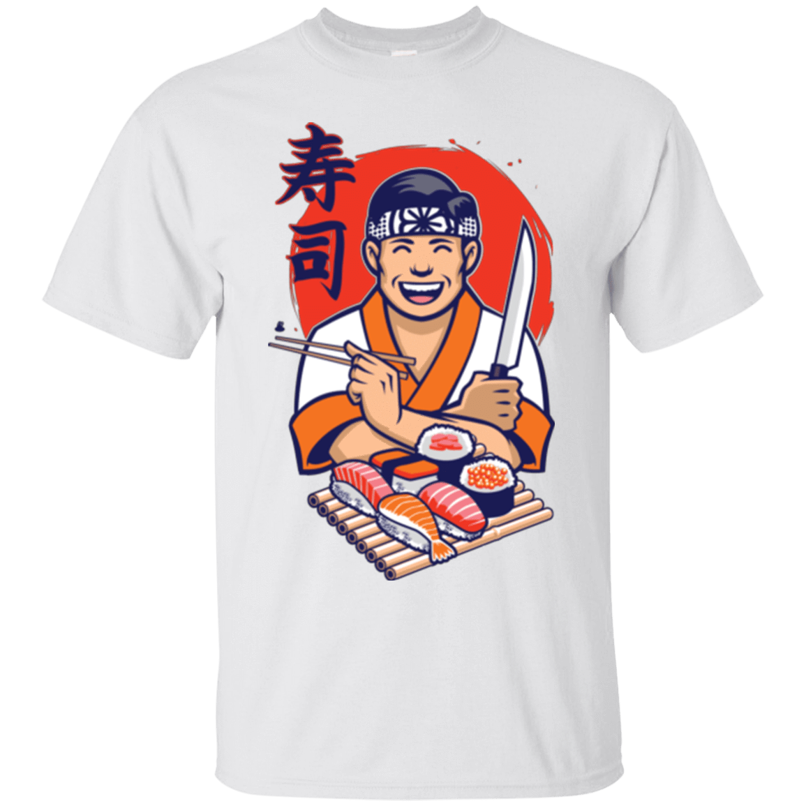 T-Shirts White / S DANIEL SAN SUSHI T-Shirt