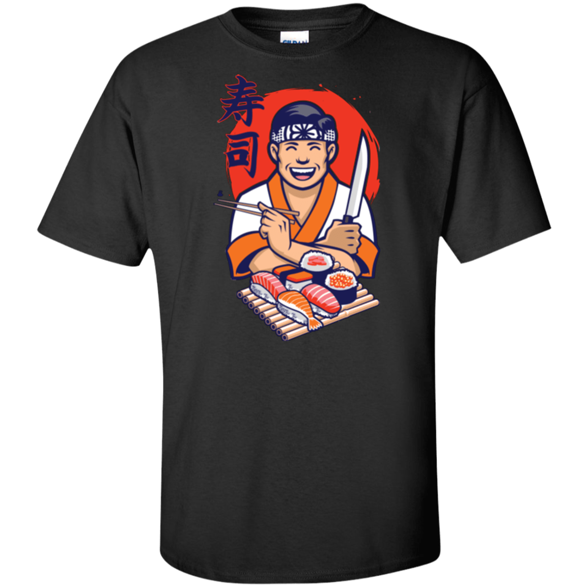 T-Shirts Black / XLT DANIEL SAN SUSHI Tall T-Shirt