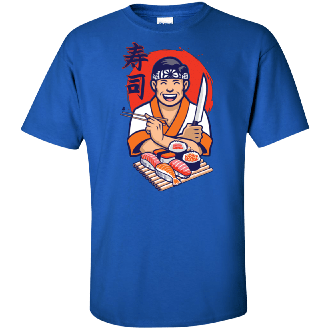 T-Shirts Royal / XLT DANIEL SAN SUSHI Tall T-Shirt