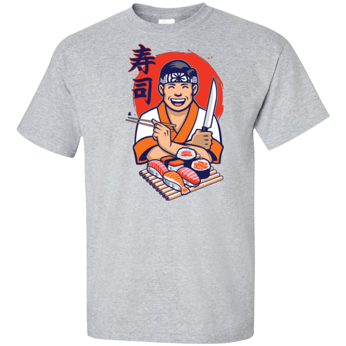 T-Shirts Sport Grey / XLT DANIEL SAN SUSHI Tall T-Shirt