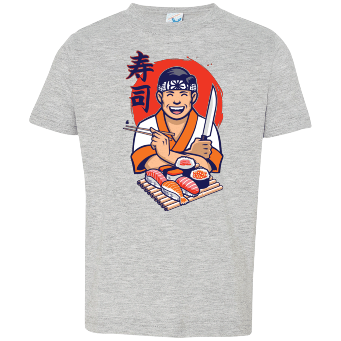 T-Shirts Heather Grey / 2T DANIEL SAN SUSHI Toddler Premium T-Shirt