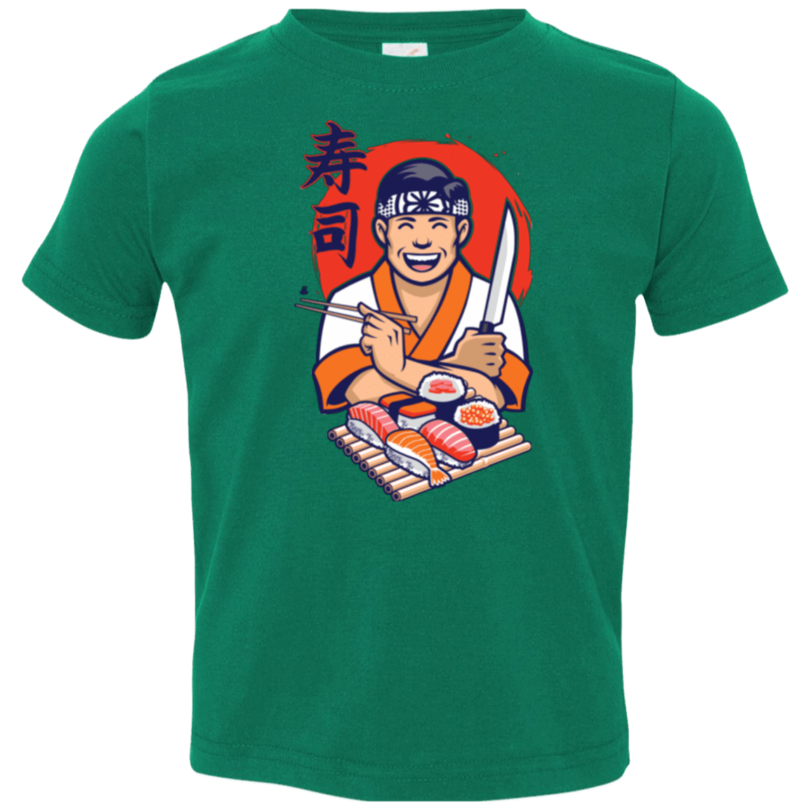T-Shirts Kelly / 2T DANIEL SAN SUSHI Toddler Premium T-Shirt