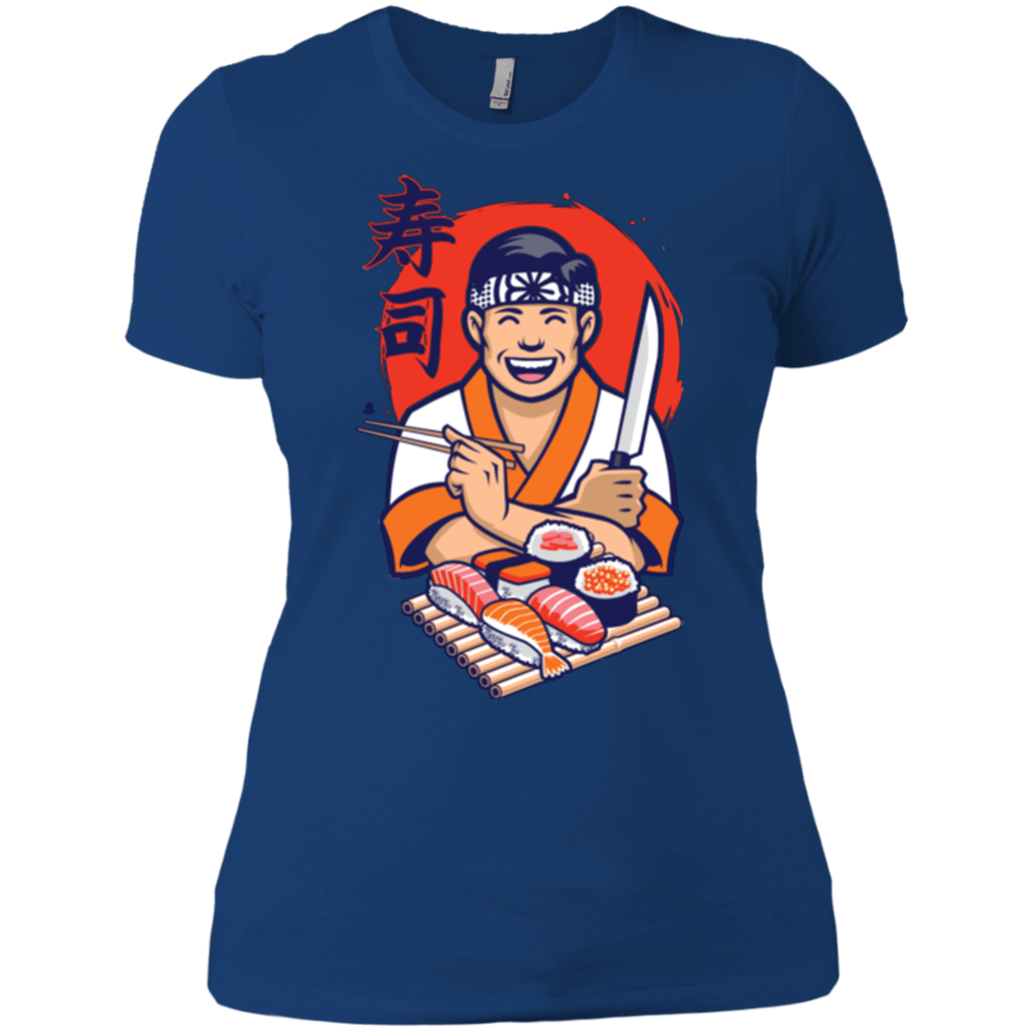 T-Shirts Royal / X-Small DANIEL SAN SUSHI Women's Premium T-Shirt