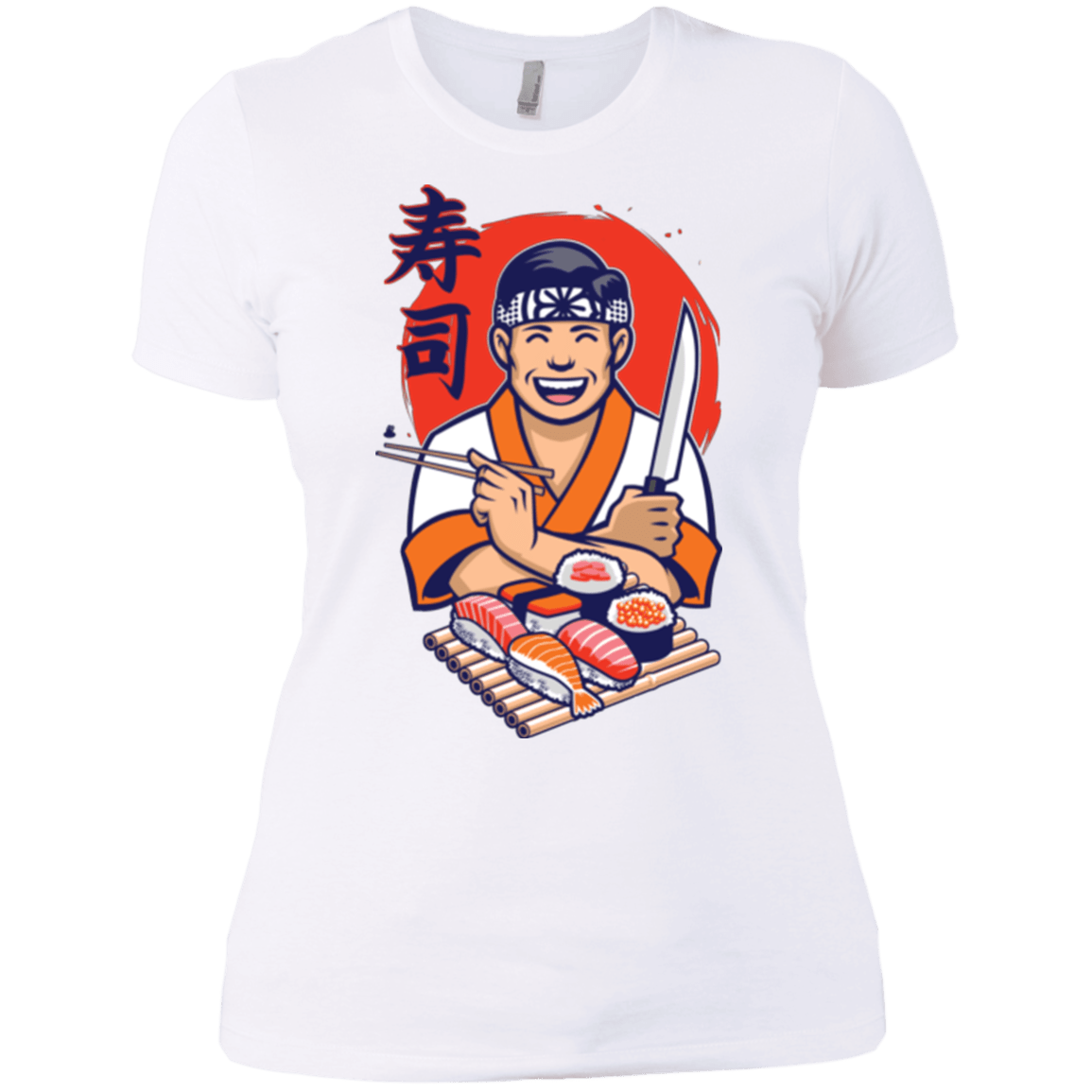 T-Shirts White / X-Small DANIEL SAN SUSHI Women's Premium T-Shirt