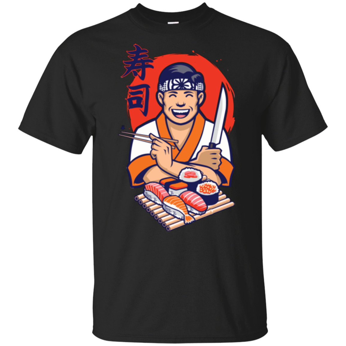 T-Shirts Black / YXS DANIEL SAN SUSHI Youth T-Shirt