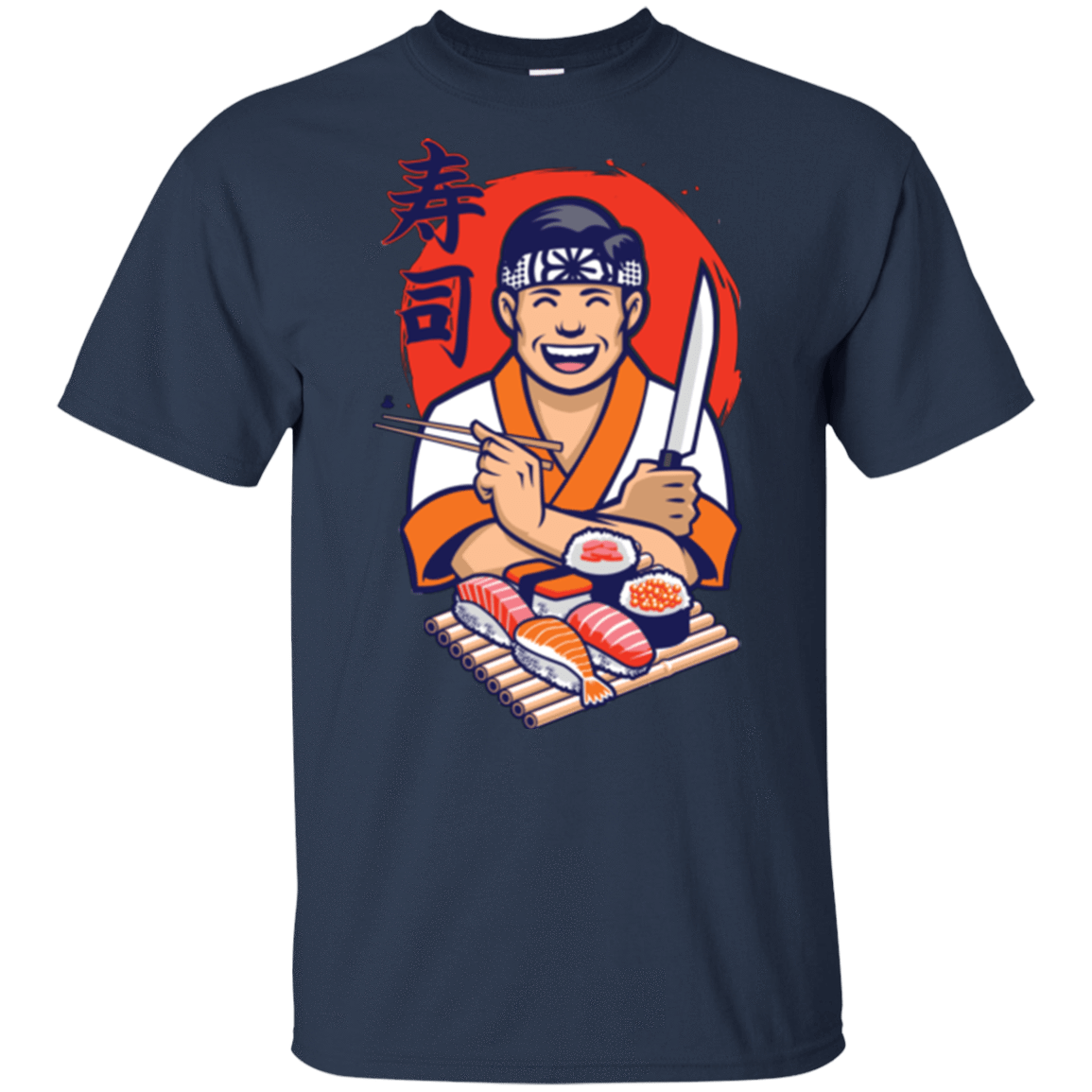 T-Shirts Navy / YXS DANIEL SAN SUSHI Youth T-Shirt