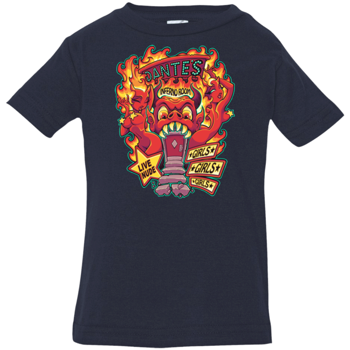 T-Shirts Navy / 6 Months Dantes Inferno Room Infant PremiumT-Shirt