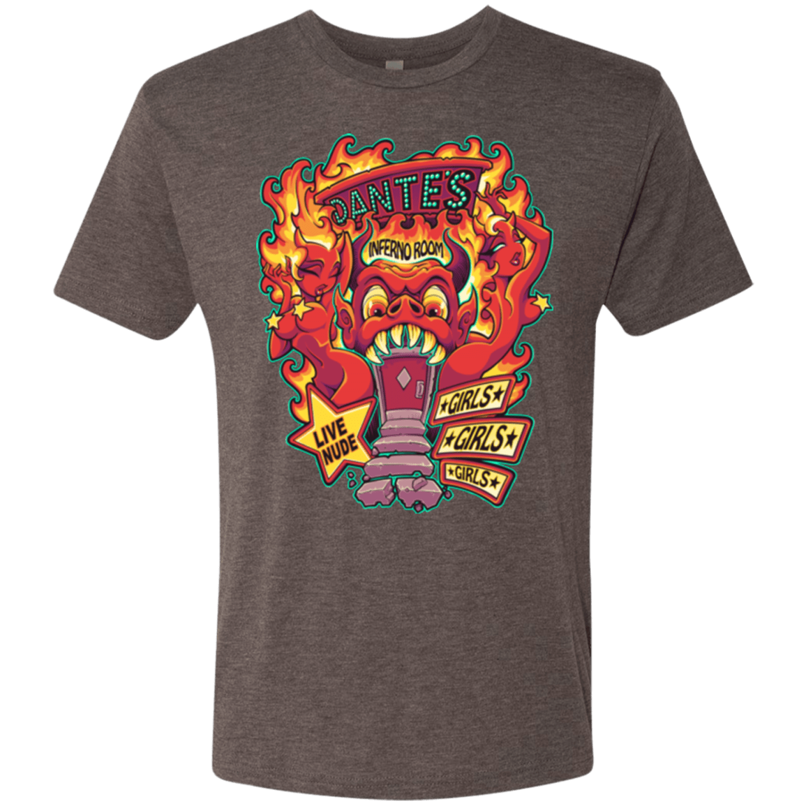 Dantes Inferno Room Men's Triblend T-Shirt