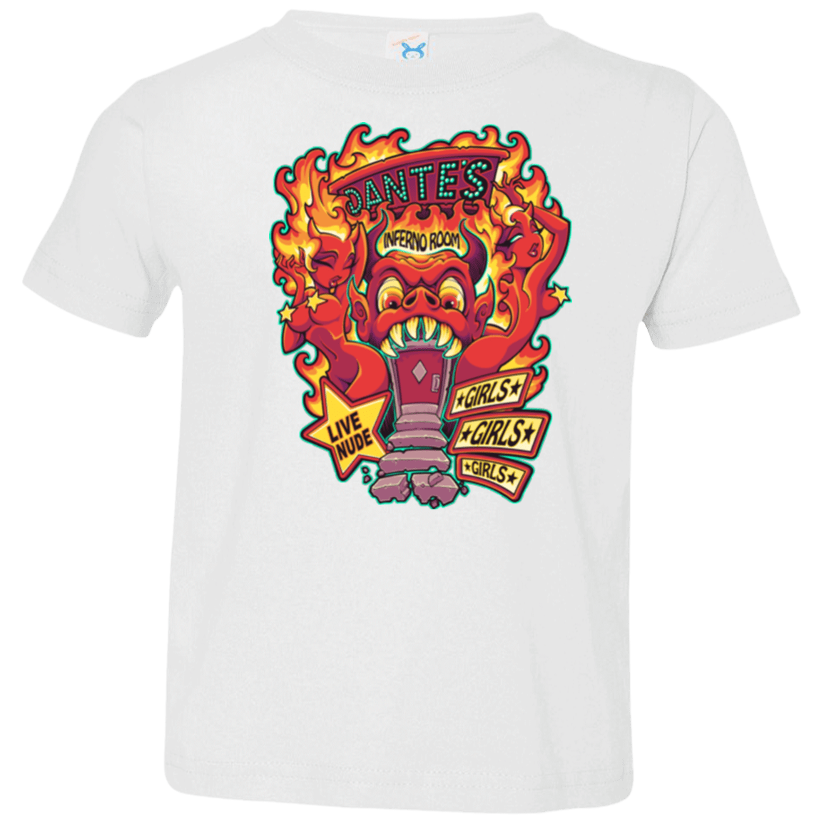 T-Shirts White / 2T Dantes Inferno Room Toddler Premium T-Shirt