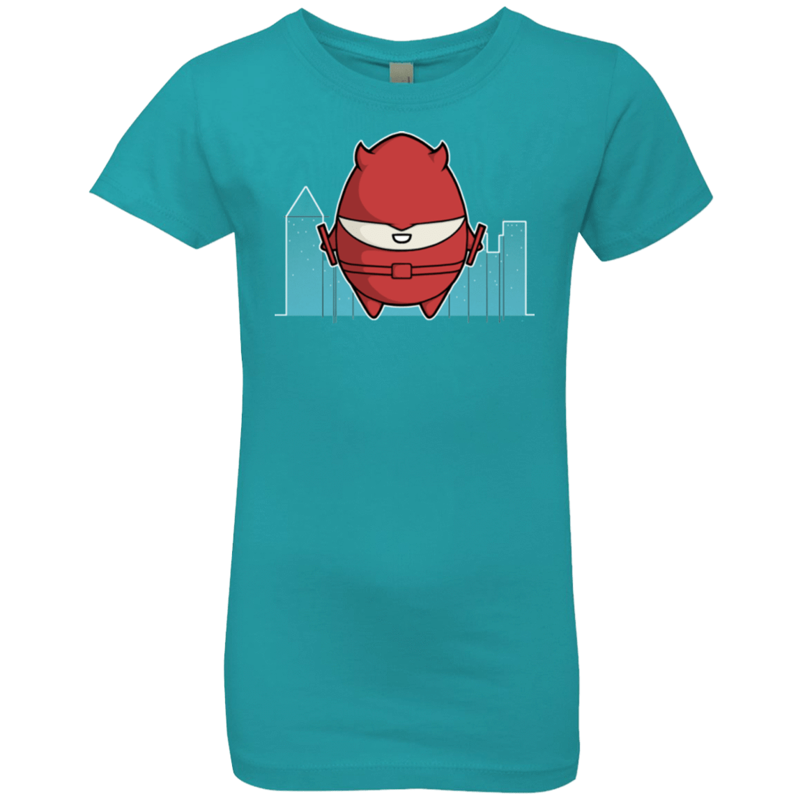 T-Shirts Tahiti Blue / YXS Dare Devilled Egg Girls Premium T-Shirt