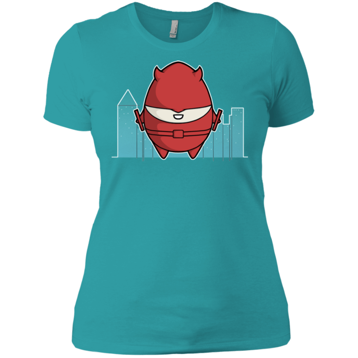 T-Shirts Tahiti Blue / X-Small Dare Devilled Egg Women's Premium T-Shirt