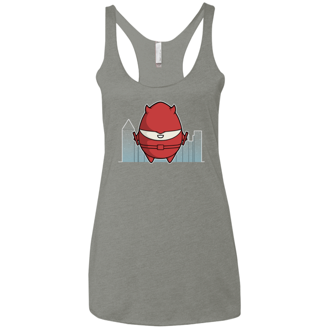 T-Shirts Venetian Grey / X-Small Dare Devilled Egg Women's Triblend Racerback Tank