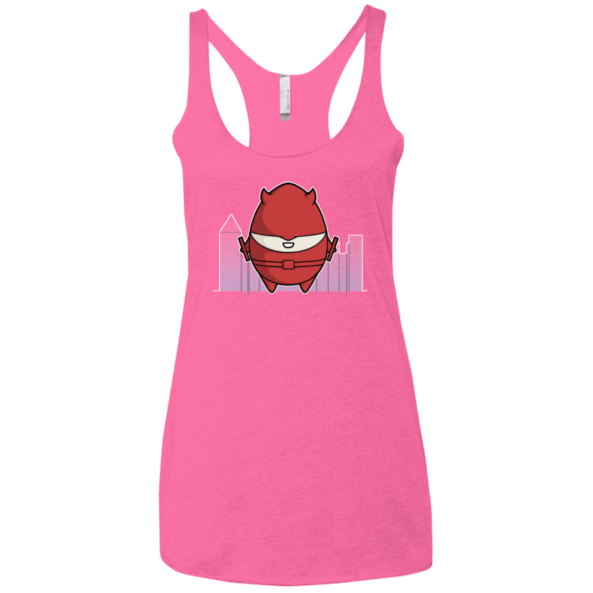 T-Shirts Vintage Pink / X-Small Dare Devilled Egg Women's Triblend Racerback Tank