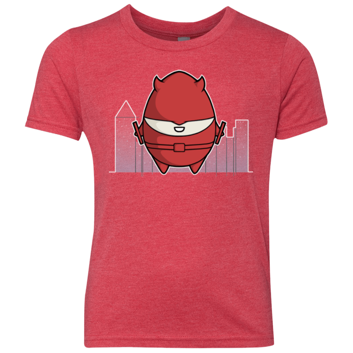 T-Shirts Vintage Red / YXS Dare Devilled Egg Youth Triblend T-Shirt