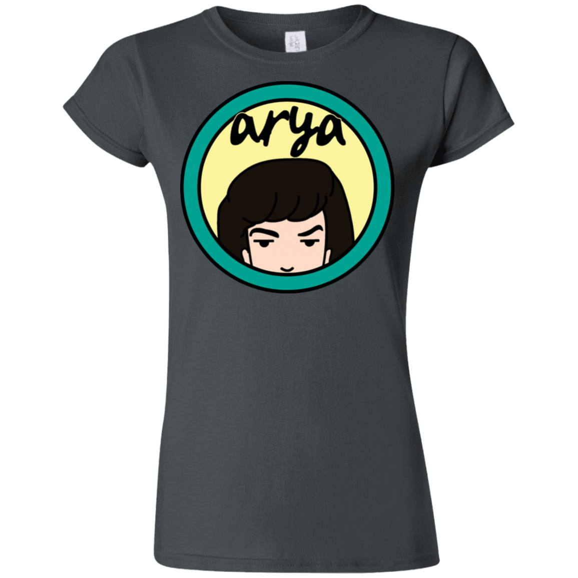 T-Shirts Charcoal / S Daria Arya Junior Slimmer-Fit T-Shirt