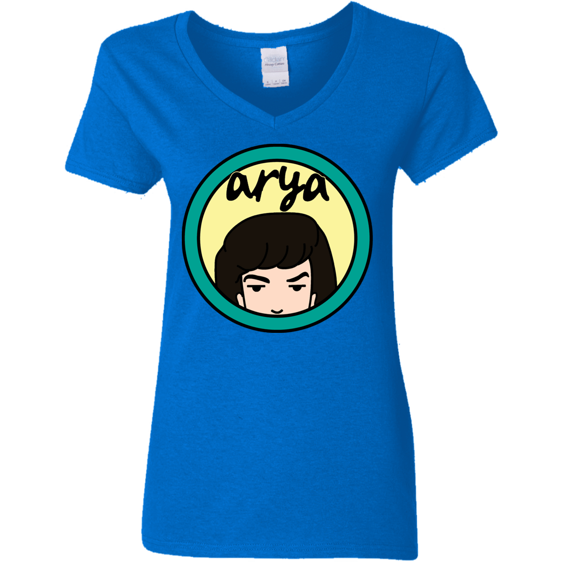T-Shirts Royal / S Daria Arya Women's V-Neck T-Shirt