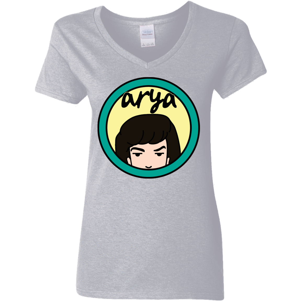 T-Shirts Sport Grey / S Daria Arya Women's V-Neck T-Shirt