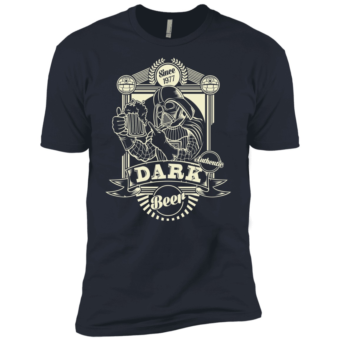 T-Shirts Indigo / X-Small Dark Beer Men's Premium T-Shirt