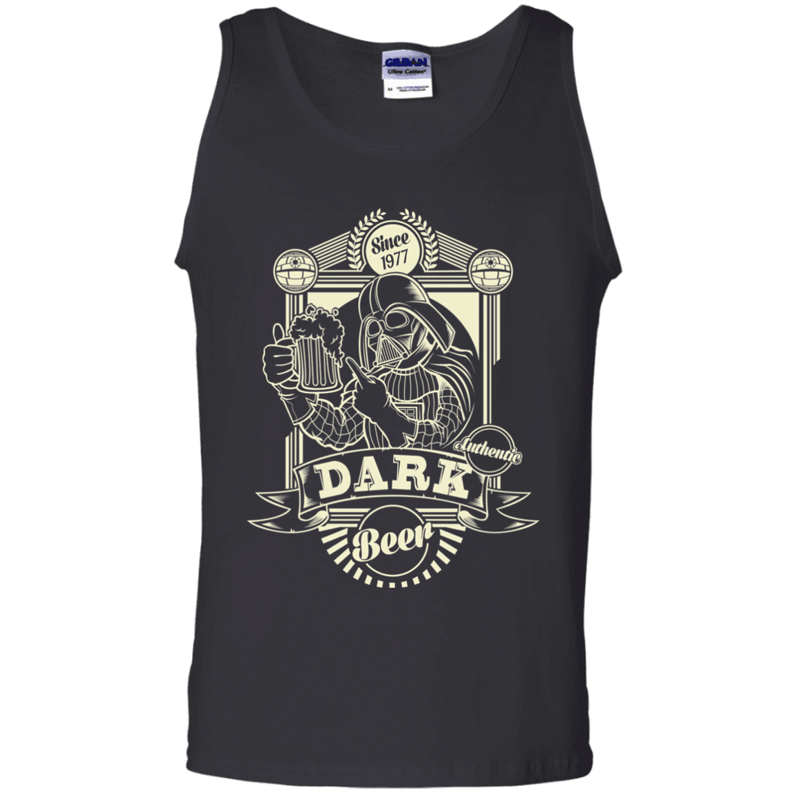 T-Shirts Black / S Dark Beer Men's Tank Top