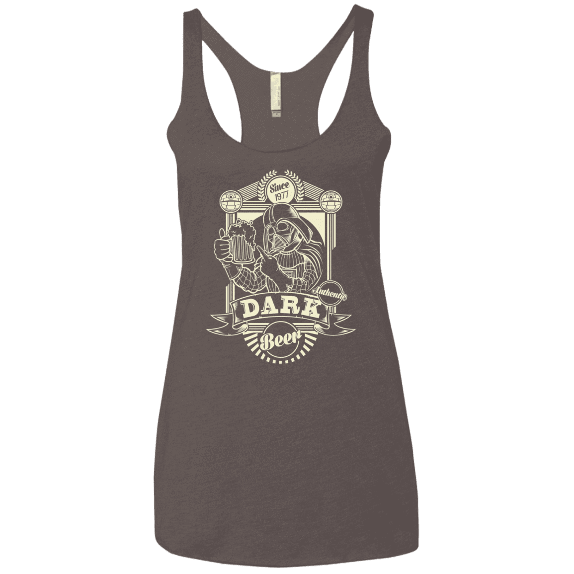 T-Shirts Macchiato / X-Small Dark Beer Women's Triblend Racerback Tank