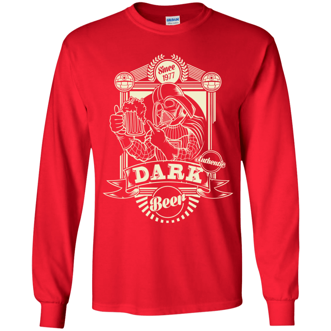 T-Shirts Red / YS Dark Beer Youth Long Sleeve T-Shirt