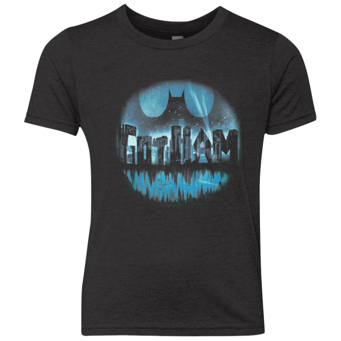 T-Shirts Vintage Black / YXS Dark City Youth Triblend T-Shirt