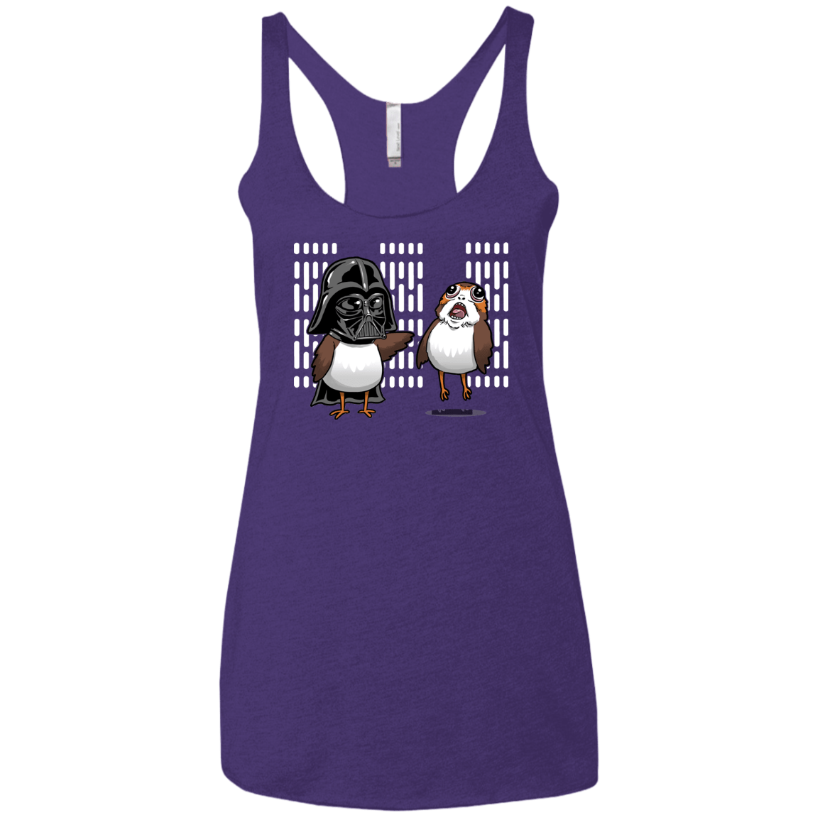 T-Shirts Purple / X-Small Dark Critter Women's Triblend Racerback Tank