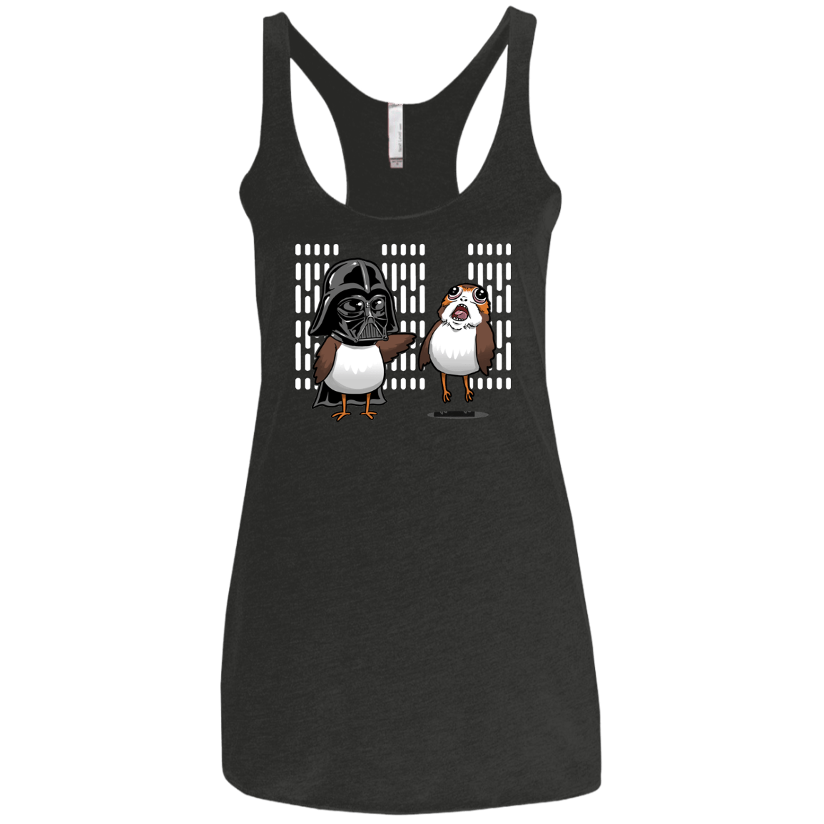 T-Shirts Vintage Black / X-Small Dark Critter Women's Triblend Racerback Tank