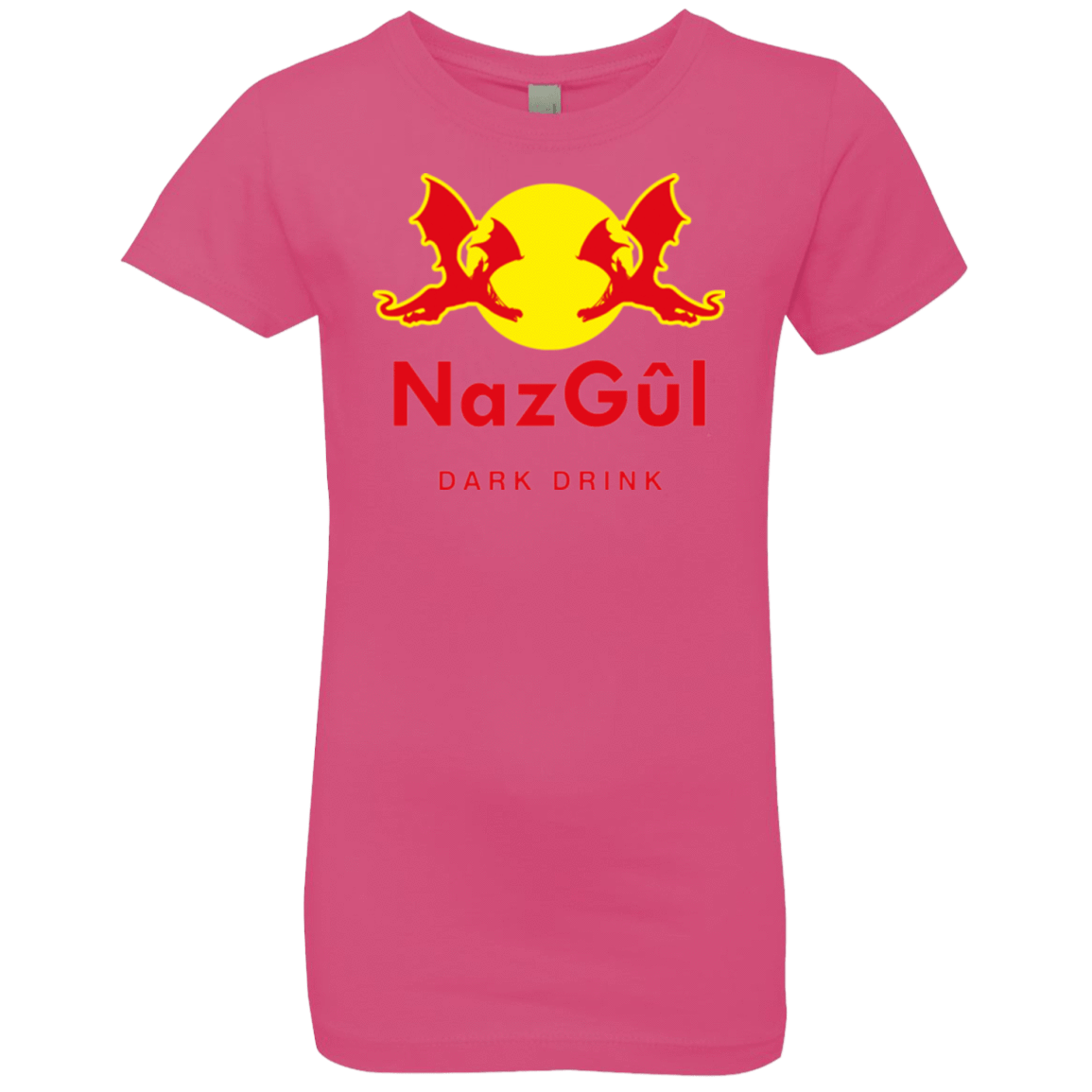 T-Shirts Hot Pink / YXS Dark drink Girls Premium T-Shirt