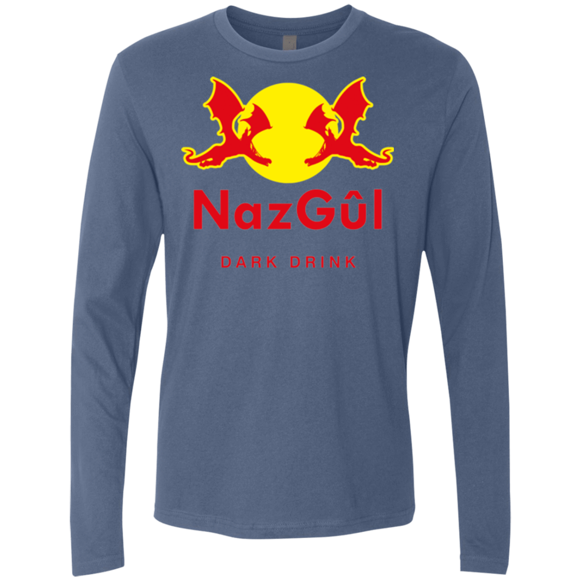 T-Shirts Indigo / Small Dark drink Men's Premium Long Sleeve