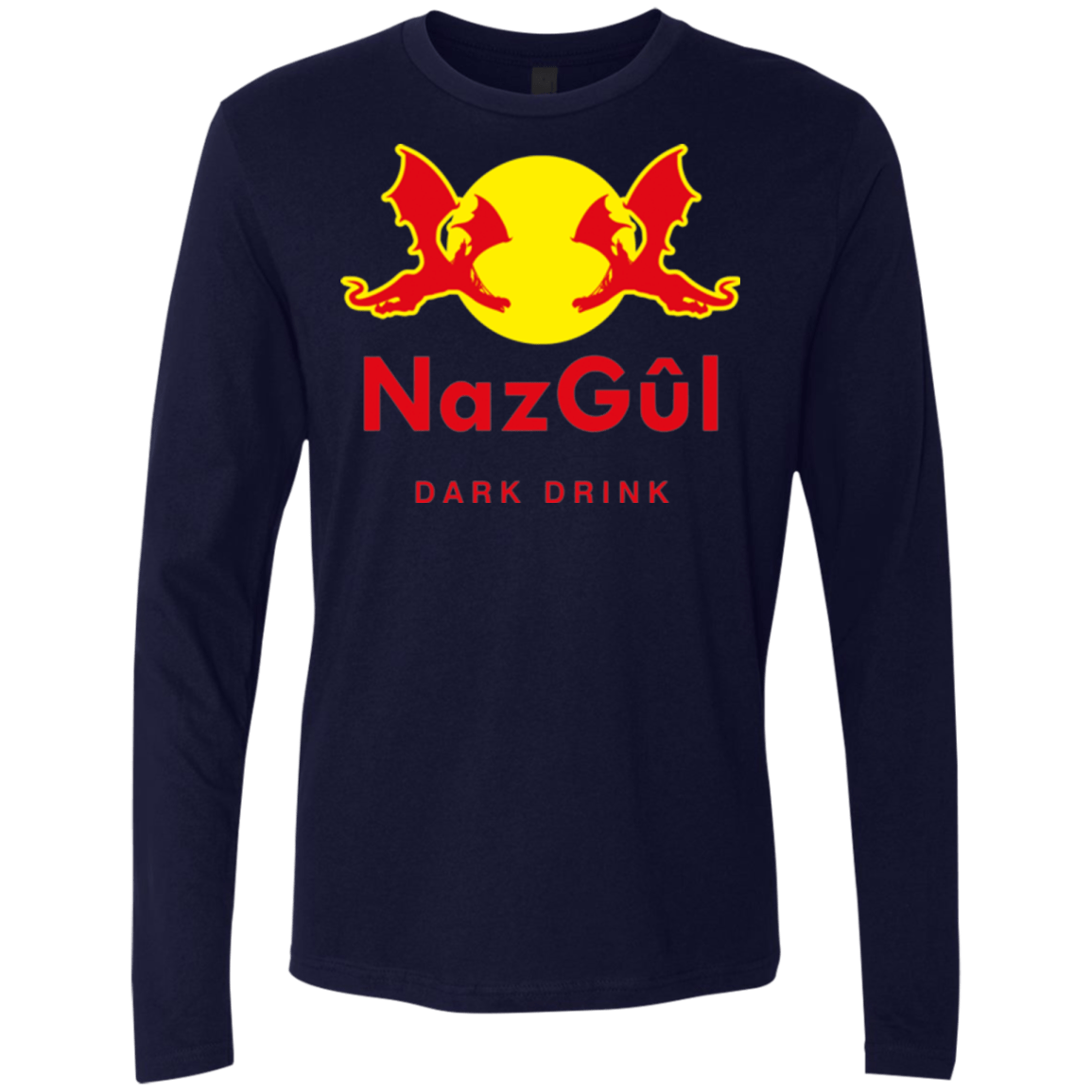 T-Shirts Midnight Navy / Small Dark drink Men's Premium Long Sleeve