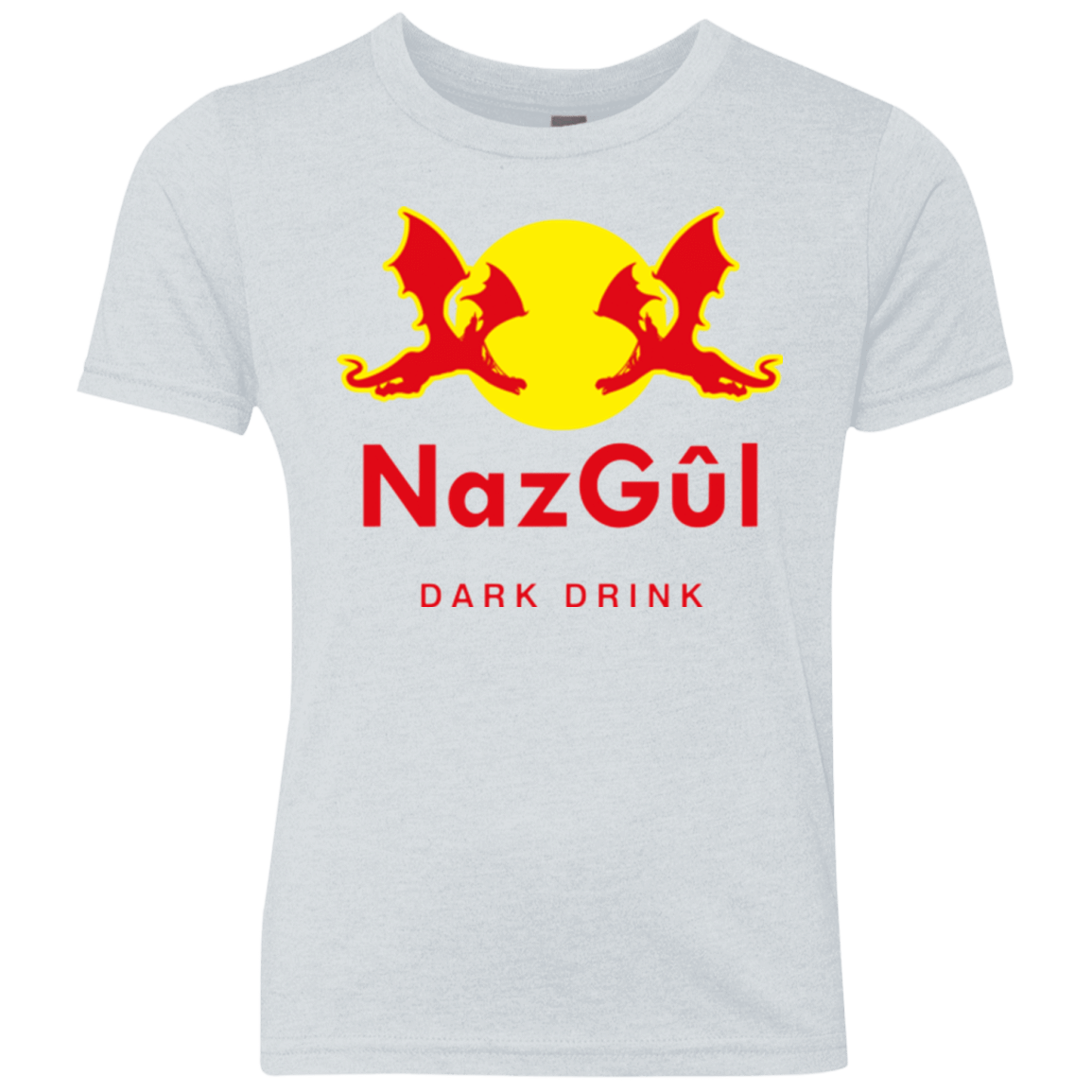 T-Shirts Heather White / YXS Dark drink Youth Triblend T-Shirt