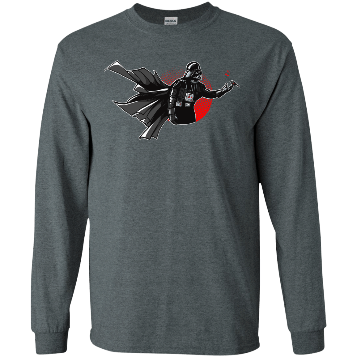 T-Shirts Dark Heather / S Dark Enforcer Men's Long Sleeve T-Shirt