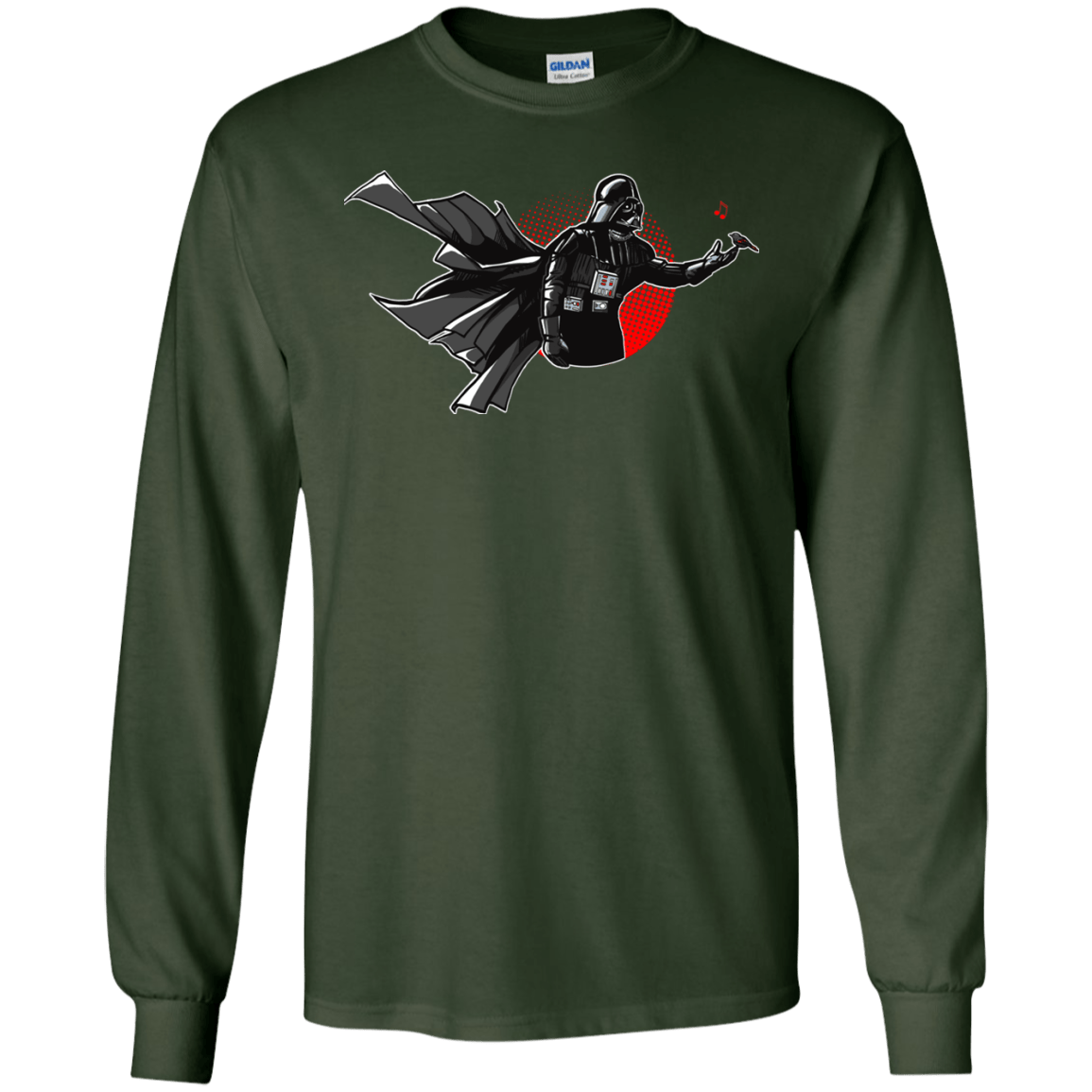 T-Shirts Forest Green / S Dark Enforcer Men's Long Sleeve T-Shirt