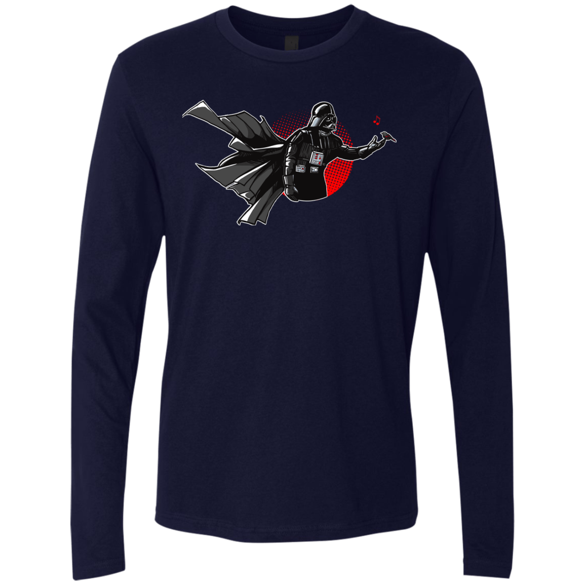 T-Shirts Midnight Navy / S Dark Enforcer Men's Premium Long Sleeve