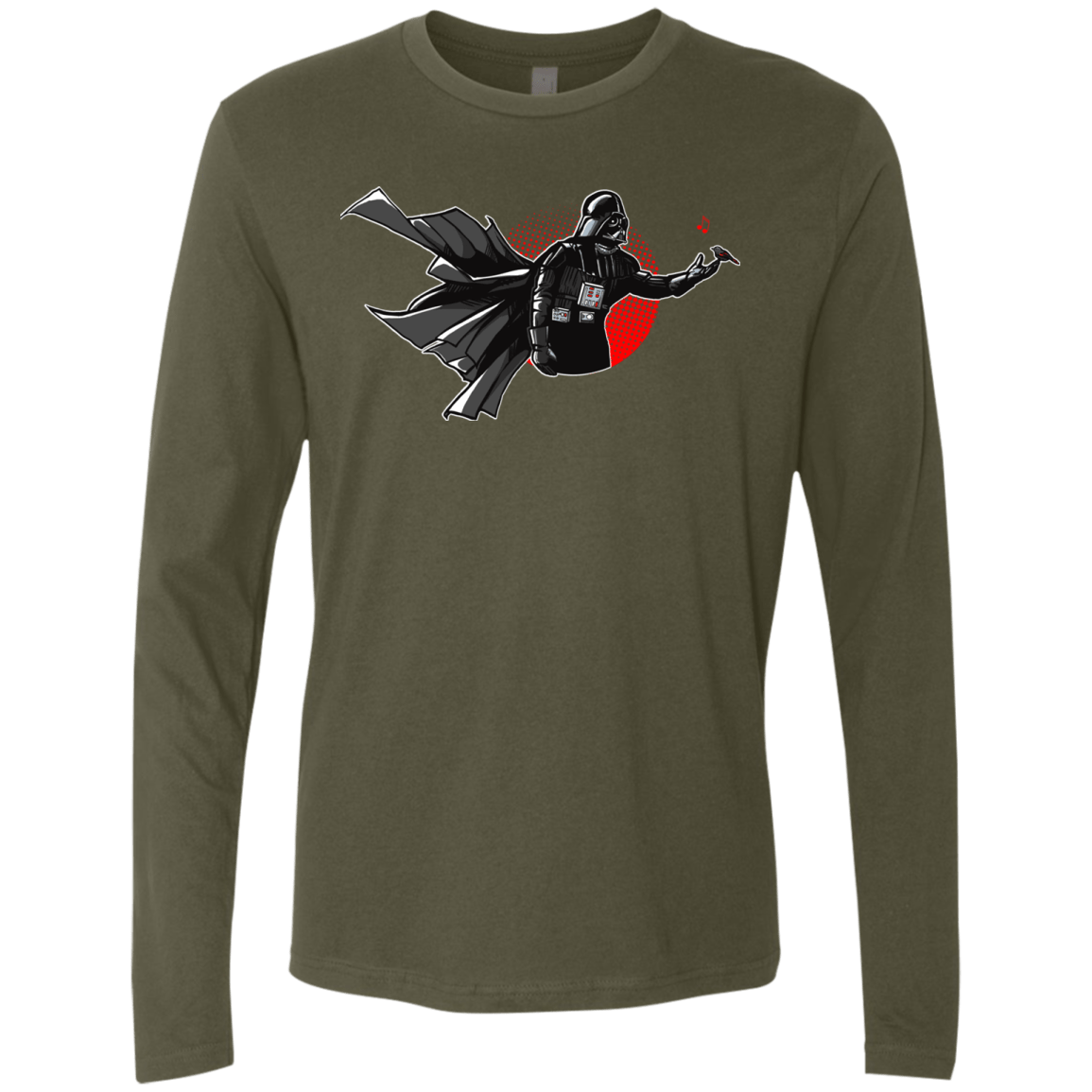 T-Shirts Military Green / S Dark Enforcer Men's Premium Long Sleeve