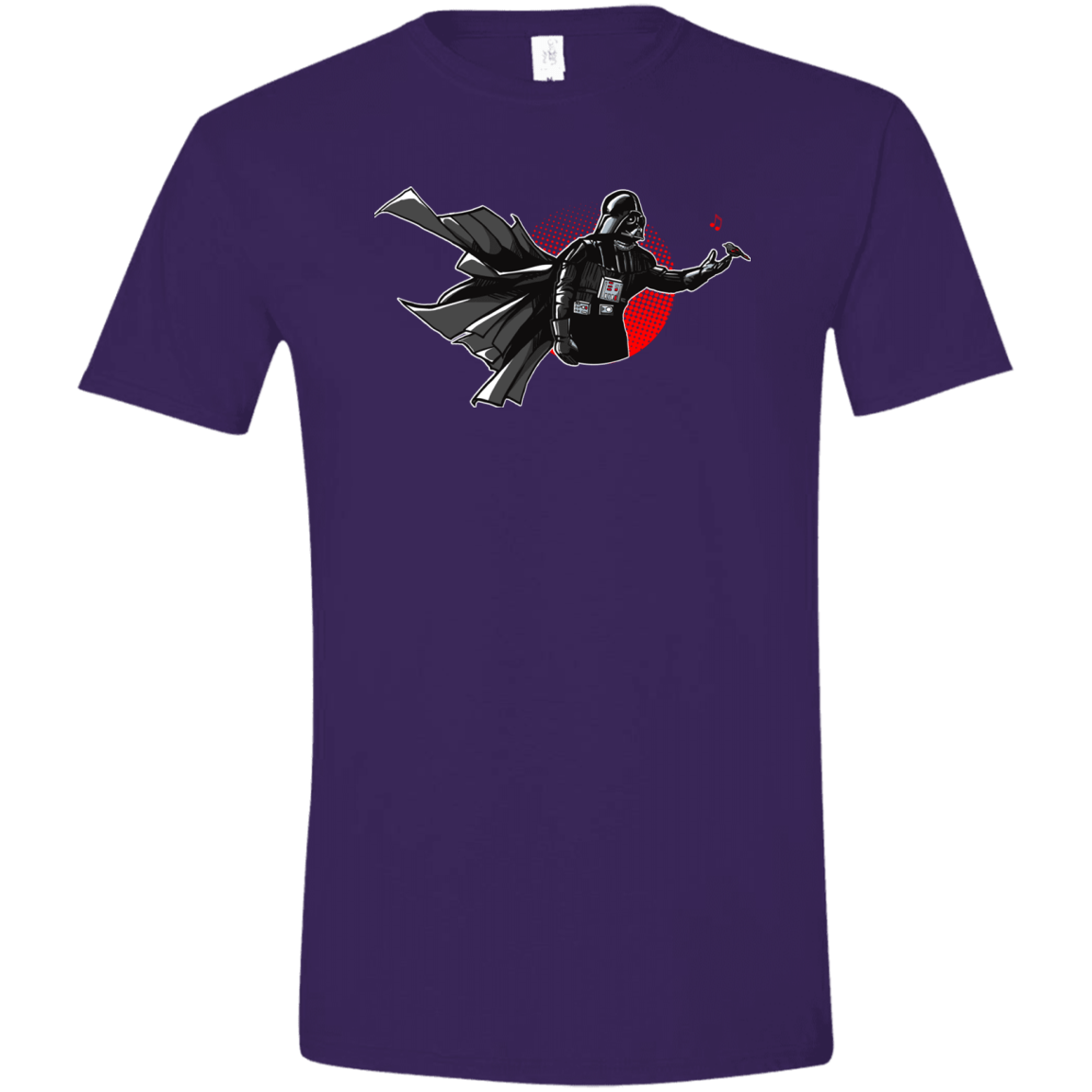 T-Shirts Purple / S Dark Enforcer Men's Semi-Fitted Softstyle