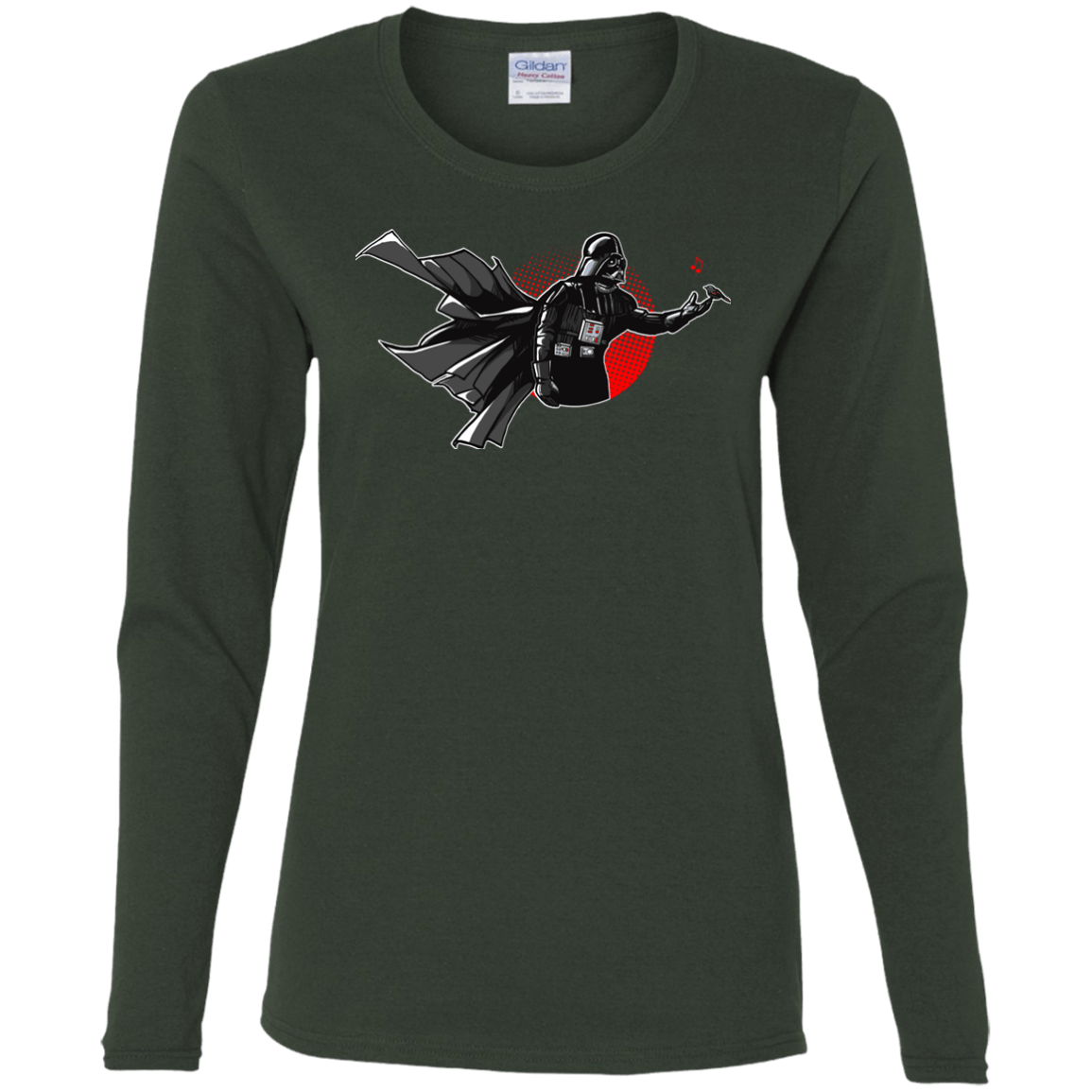 T-Shirts Forest / S Dark Enforcer Women's Long Sleeve T-Shirt