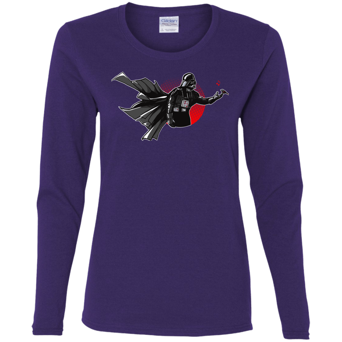 T-Shirts Purple / S Dark Enforcer Women's Long Sleeve T-Shirt