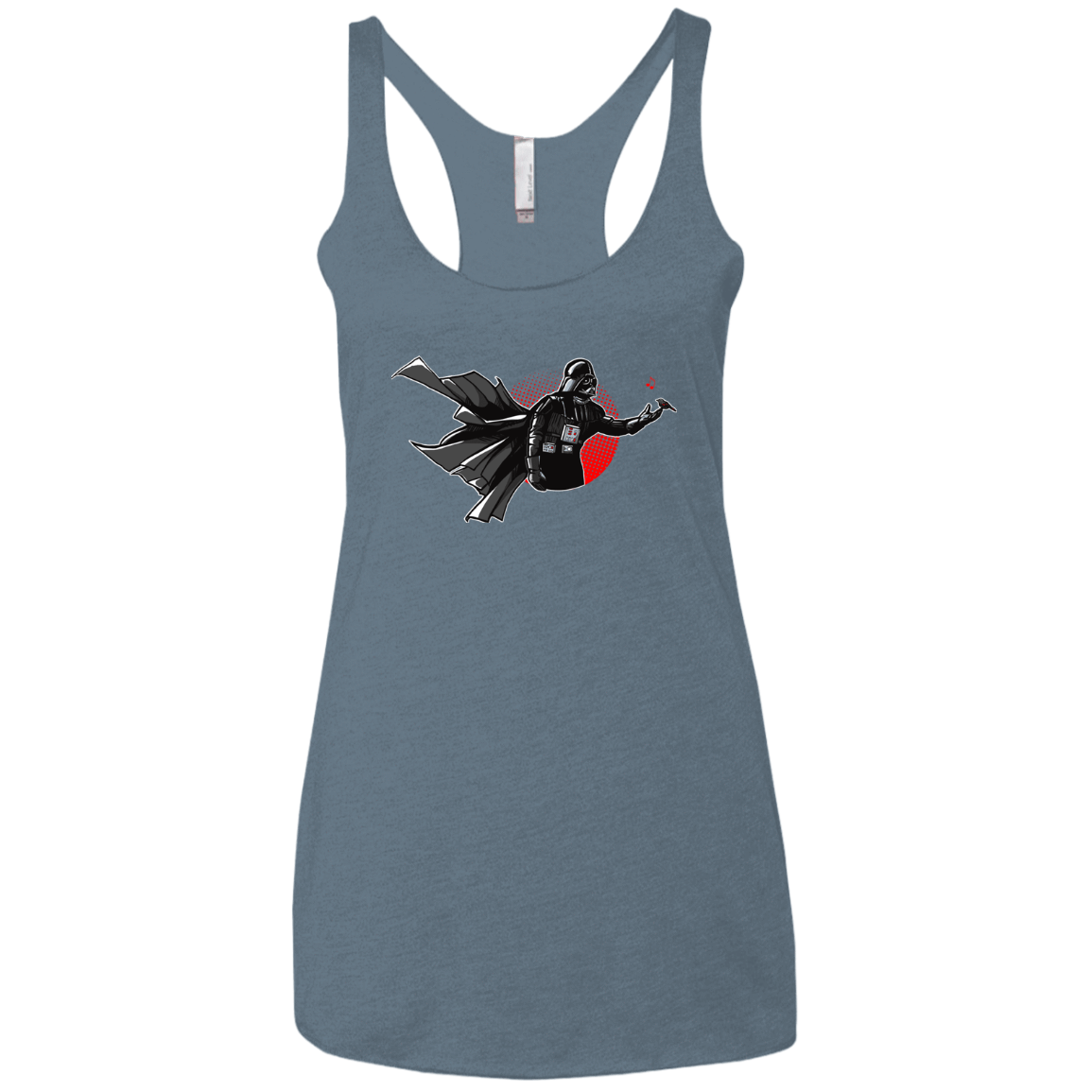 T-Shirts Indigo / X-Small Dark Enforcer Women's Triblend Racerback Tank