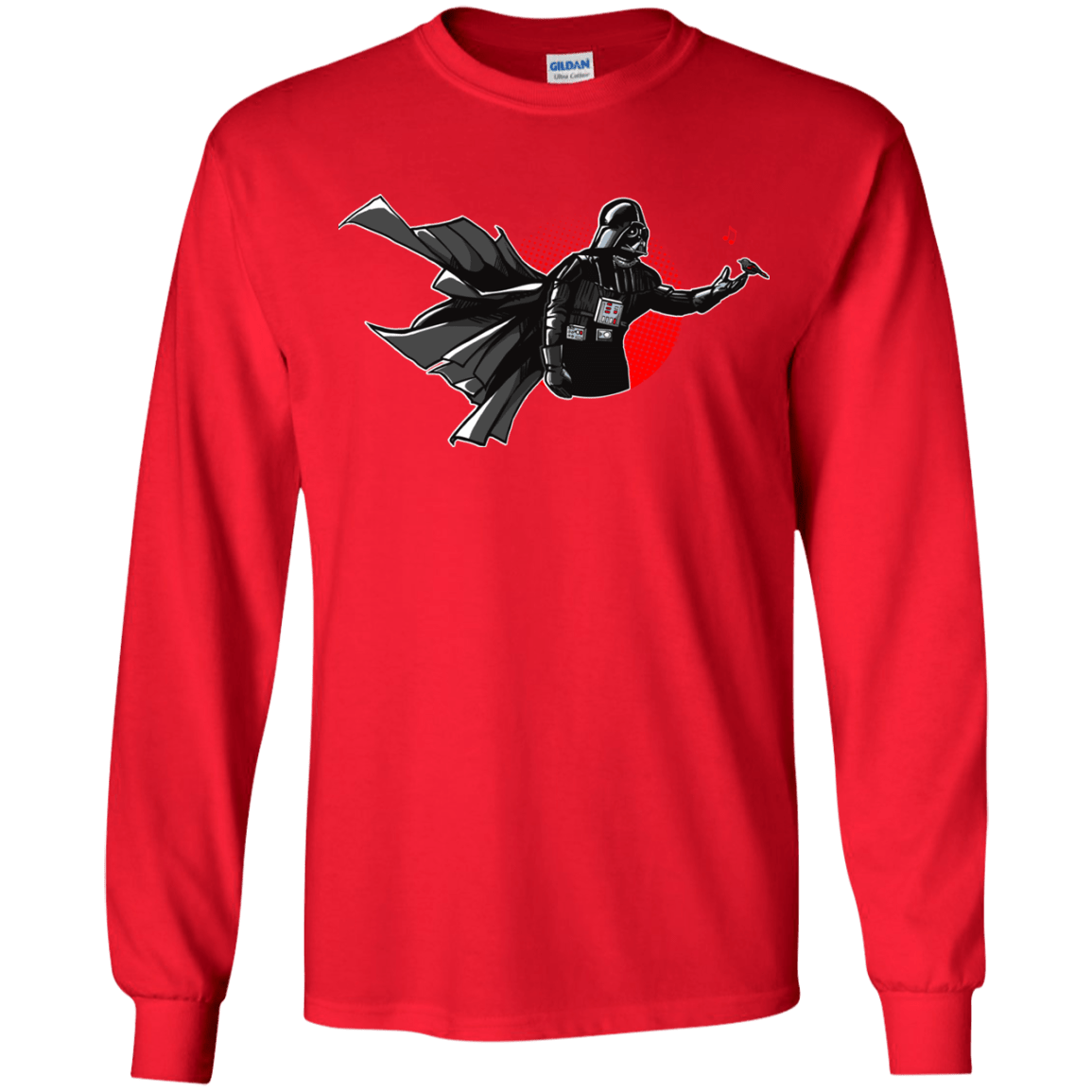T-Shirts Red / YS Dark Enforcer Youth Long Sleeve T-Shirt