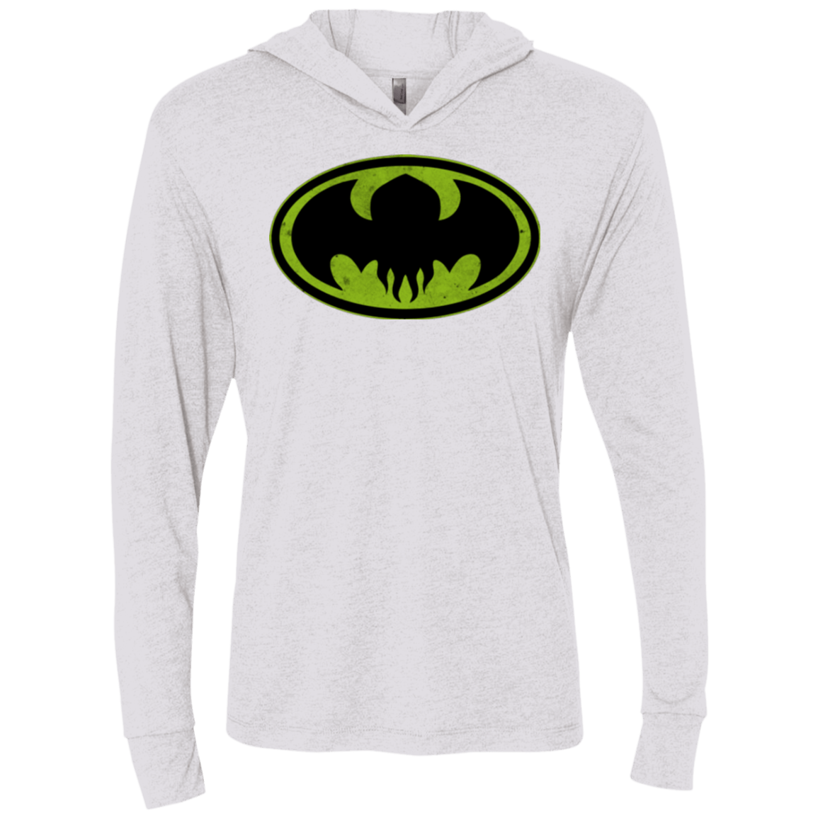 T-Shirts Heather White / X-Small Dark God Rises Triblend Long Sleeve Hoodie Tee