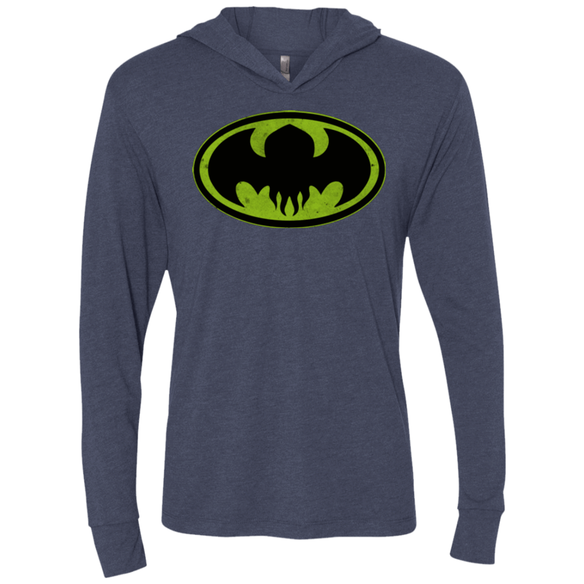 Dark God Rises Triblend Long Sleeve Hoodie Tee