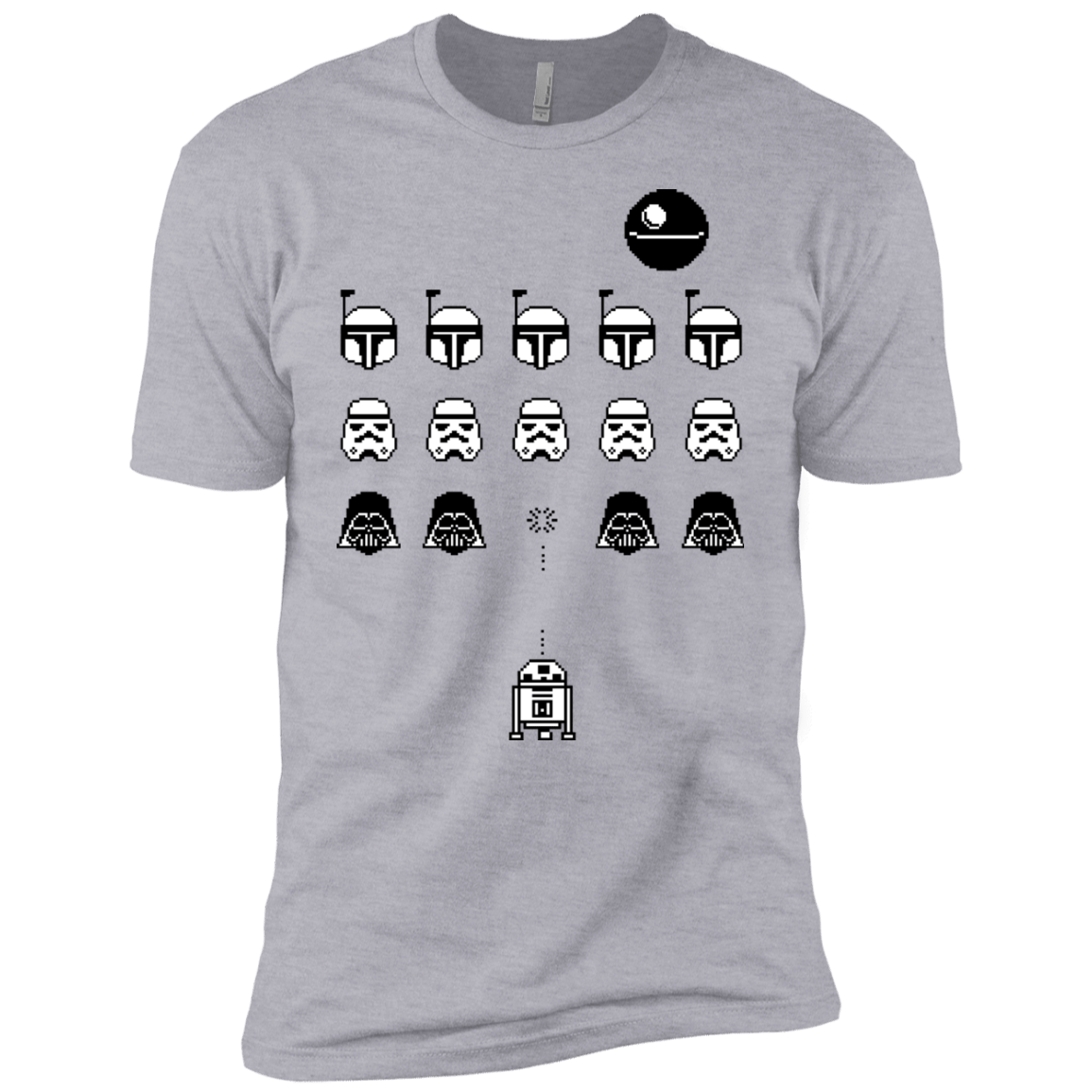 T-Shirts Heather Grey / YXS Dark Invaders Boys Premium T-Shirt