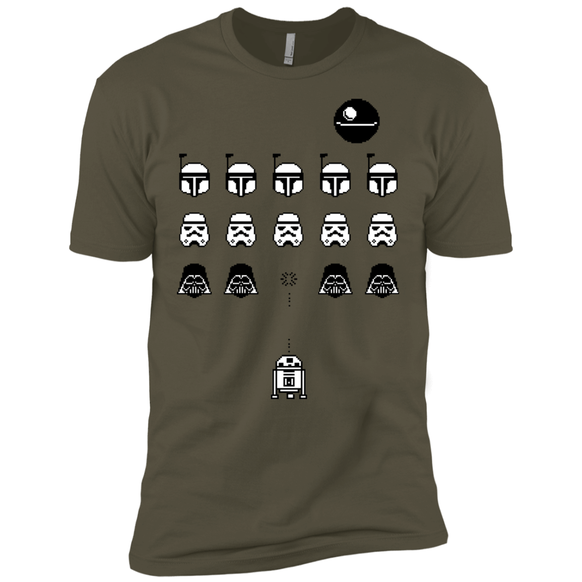T-Shirts Military Green / X-Small Dark Invaders Men's Premium T-Shirt