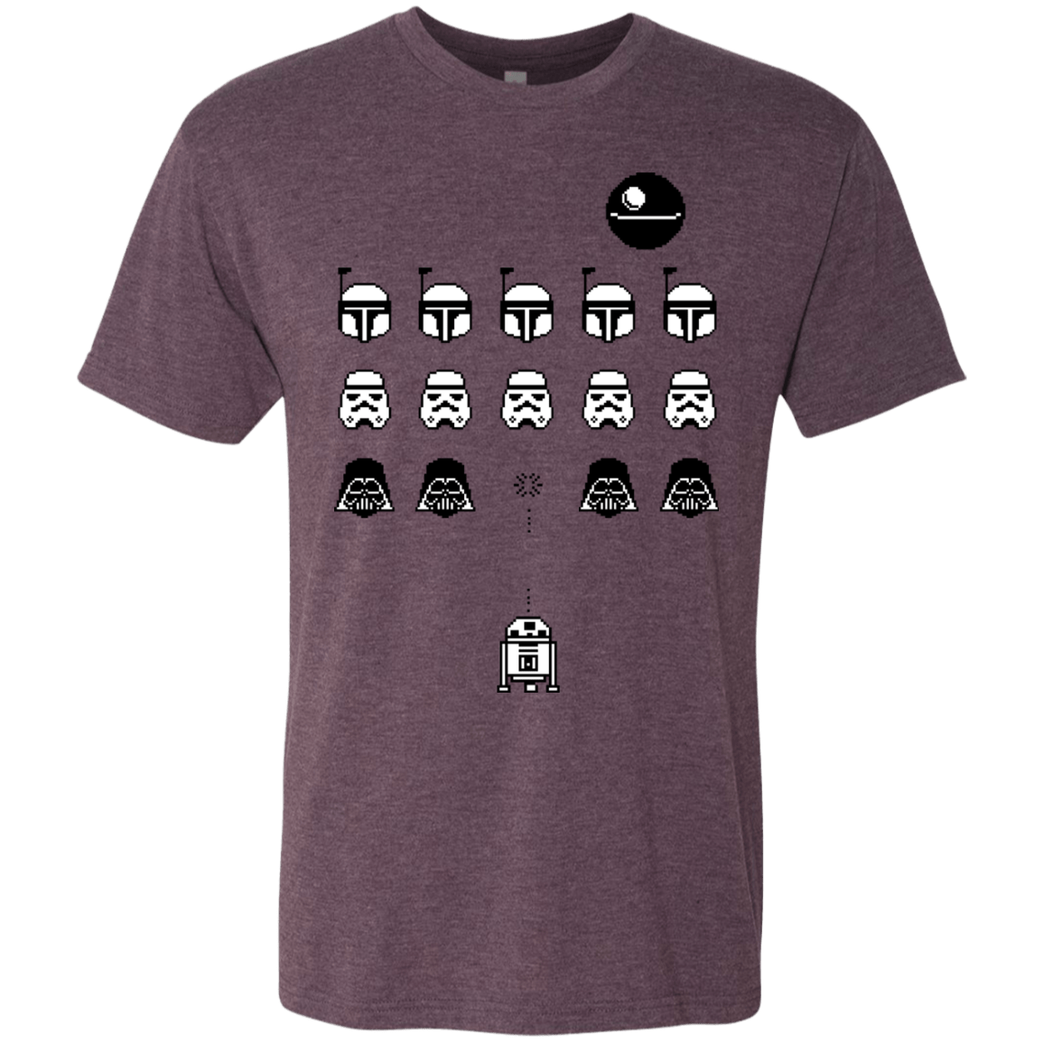 T-Shirts Vintage Purple / Small Dark Invaders Men's Triblend T-Shirt