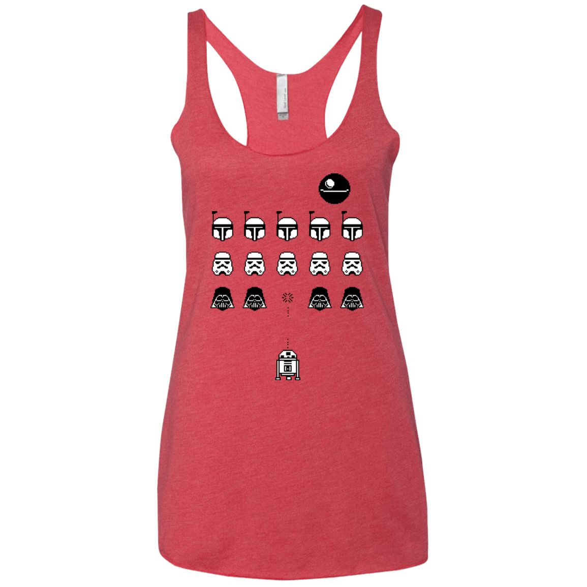 T-Shirts Vintage Red / X-Small Dark Invaders Women's Triblend Racerback Tank