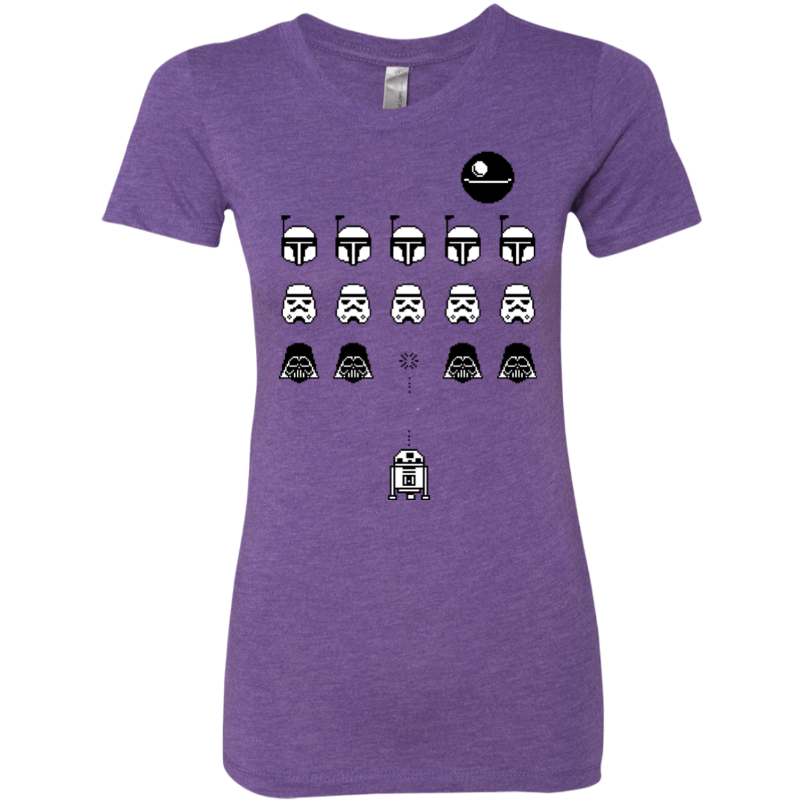 T-Shirts Purple Rush / Small Dark Invaders Women's Triblend T-Shirt