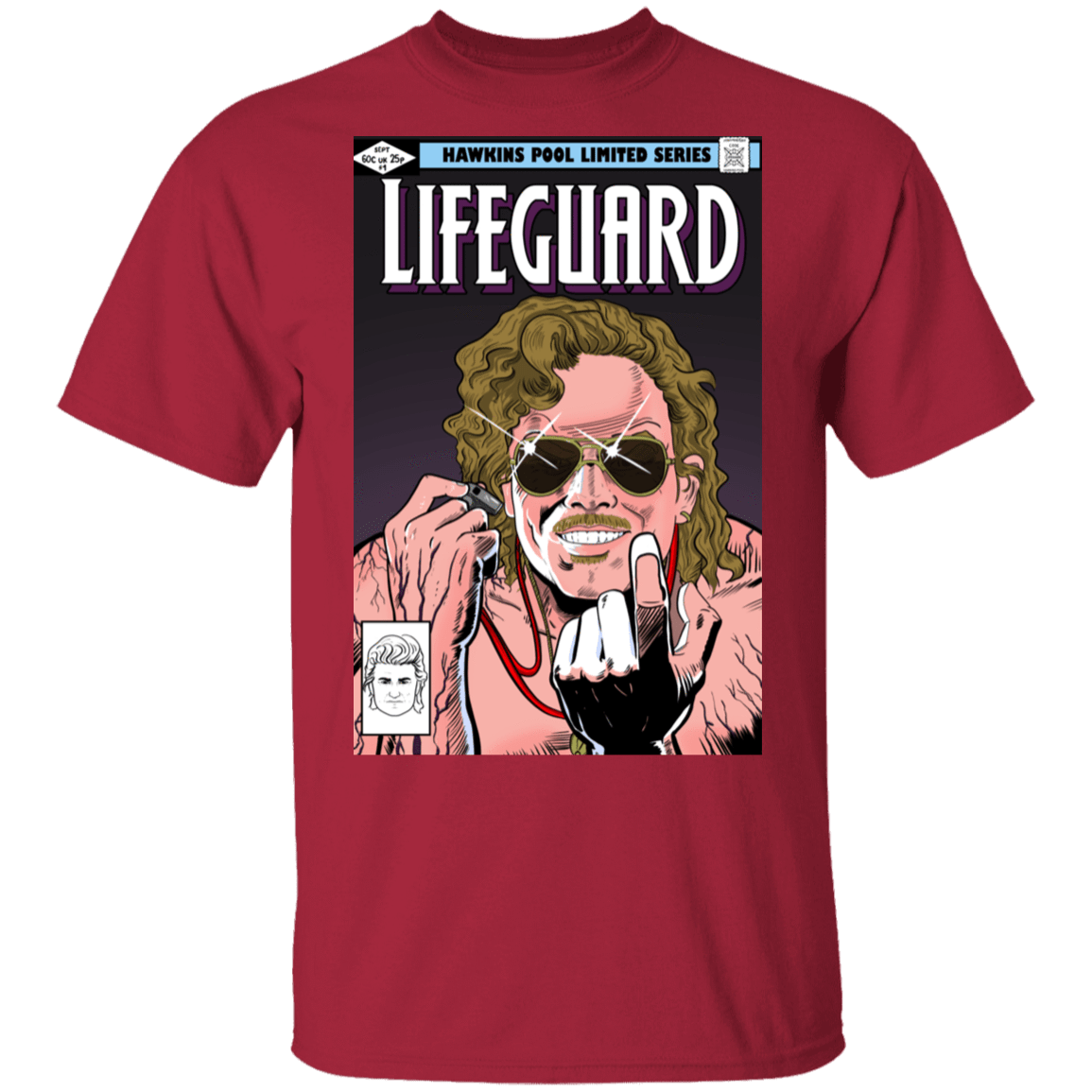 T-Shirts Cardinal / S Dark Lifeguard T-Shirt