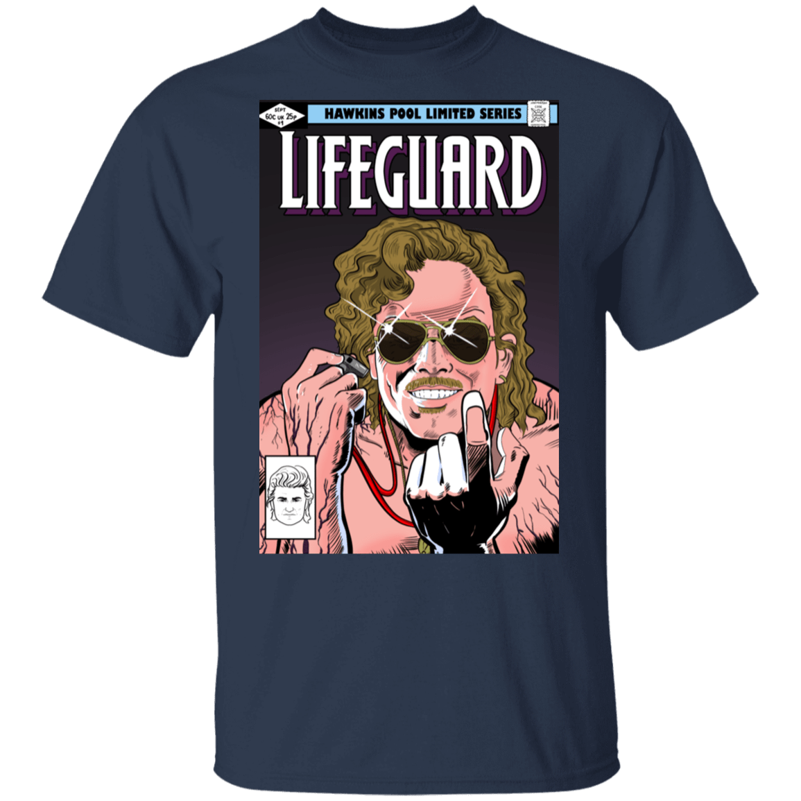 T-Shirts Navy / S Dark Lifeguard T-Shirt